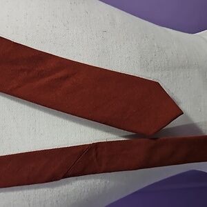 Jeslang brown men's tie 100% cotton Hand made